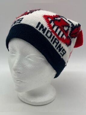 Vintage Cleveland Indians Chief Wahoo Winter Beanie Hat Skull Cap Made in USA